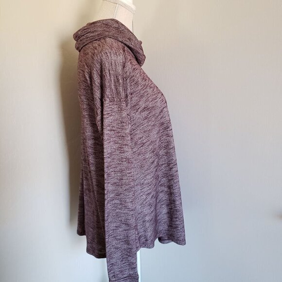 Wild Pearl Knit Cowl Neck Long Sleeve Pullover Keyhole Back Size Women's Small - Picture 5 of 10